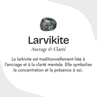 Bracelet "Force Intérieure" en Larvikite 6