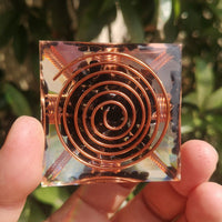Orgonit "Symbolischer Schutz" aus Obsidian 4