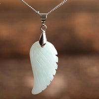 Pendentif « Aile d'ange » en pierre naturelle 12