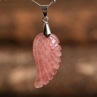 Pendentif « Aile d'ange » en pierre naturelle 10