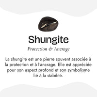 Bracelet "Harmonie & Protection" en shungite, quartz fumé, améthyste et grenat 8